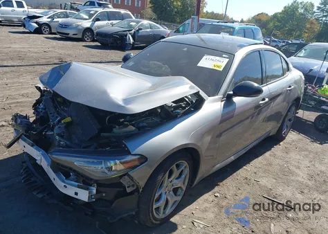 2019 Alfa Romeo Giulia Ti Awd из США, поврежденный, VIN ZARFANBN9K7603929